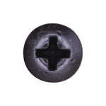 #10x1" Phillips Oval Head Tapping Screw, Type A/AB, Black Oxide