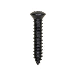 #10x1" Phillips Oval Head with Tapping Screw, Type A/AB, Black Oxide