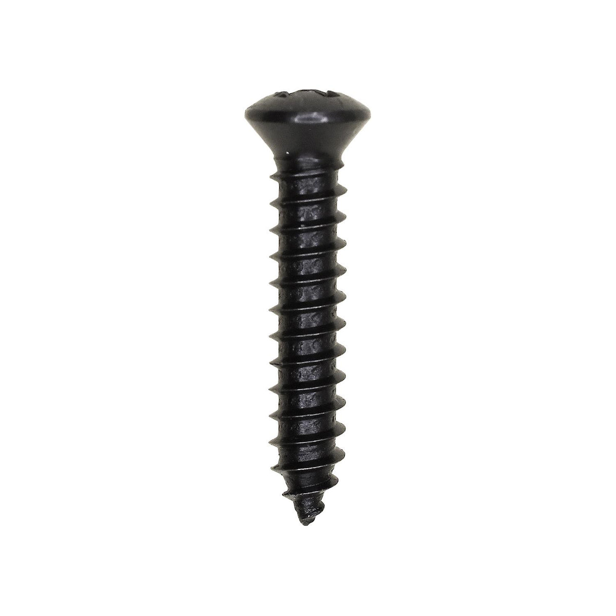 #10x1" Phillips Oval Head with Tapping Screw, Type A/AB, Black Oxide
