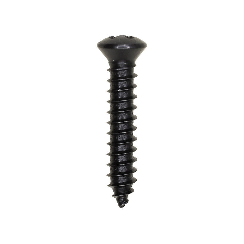#10x1" Phillips Oval Head with Tapping Screw, Type A/AB, Black Oxide