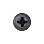 #10x1-1/4" Phillips Oval Head Tapping Screw, Type A/AB, Black Oxide