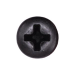 #10x1-1/2" Phillips Oval Head Head.Tapping Screw, Type A/AB, Black Oxide