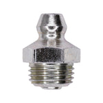 M10-1.0 90 Degrees Grease Fitting Straight, Zinc Yellow, 15mm Overall Length