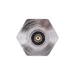 M10-1.0 90 Degrees Grease Fitting Straight, Zinc Yellow, 15mm Overall Length