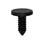 5/32"x3/8" Black Nylon Single Head Weatherstrip Christmas Tree Retainer, 13/32" Head