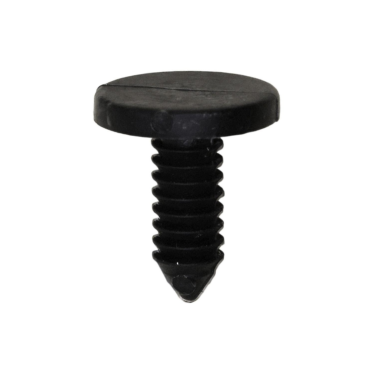 5/32"x3/8" Black Nylon Single Head Weatherstrip Christmas Tree Retainer, 13/32" Head