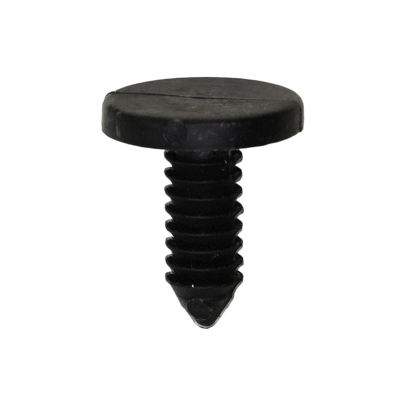 5/32"x3/8" Black Nylon Single Head Weatherstrip Christmas Tree Retainer, 13/32" Head