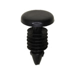 7/32"x3/8" Black Nylon Single Head Weatherstrip Christmas Tree Retainer, 3/8" Head
