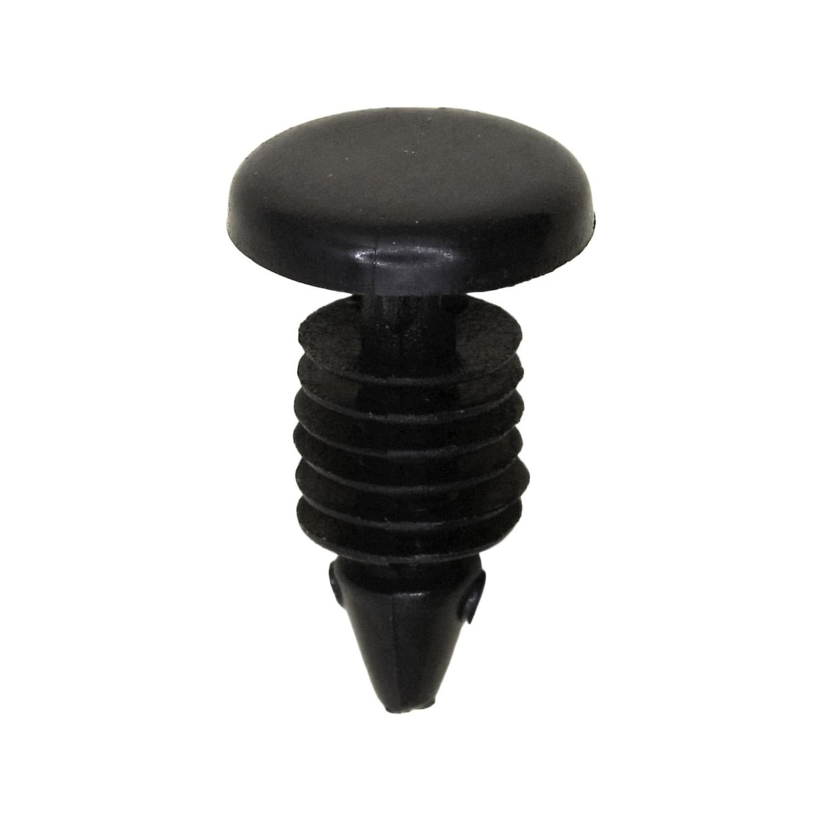 7/32"x3/8" Black Nylon Single Head Weatherstrip Christmas Tree Retainer, 3/8" Head