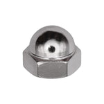 1/4"-20 Steel Acorn Cap Nut