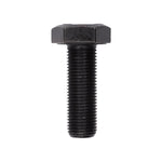 M10-1.0x30mm Hex Head Metric DIN 961 Class 8.8 Screw, Black, Fine