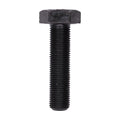 M10-1.0x40mm Hex Head Metric DIN 961 Class 8.8 Screw, Black, Fine