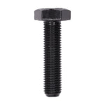 M10-1.0x40mm Hex Head Metric DIN 961 Class 8.8 Screw, Black, Fine