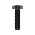 M12-1.5x40mm Hex Head Metric DIN 961 Class 8.8 Screw, Black