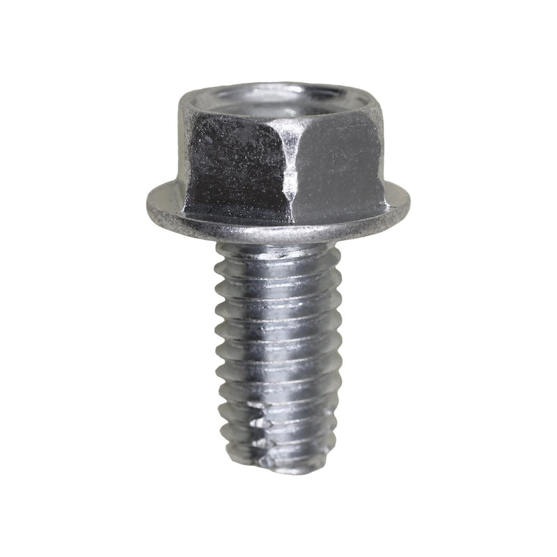 3/8"-16x3/4" Hex Head Washer Indented Type F Screw, Zinc Chromate