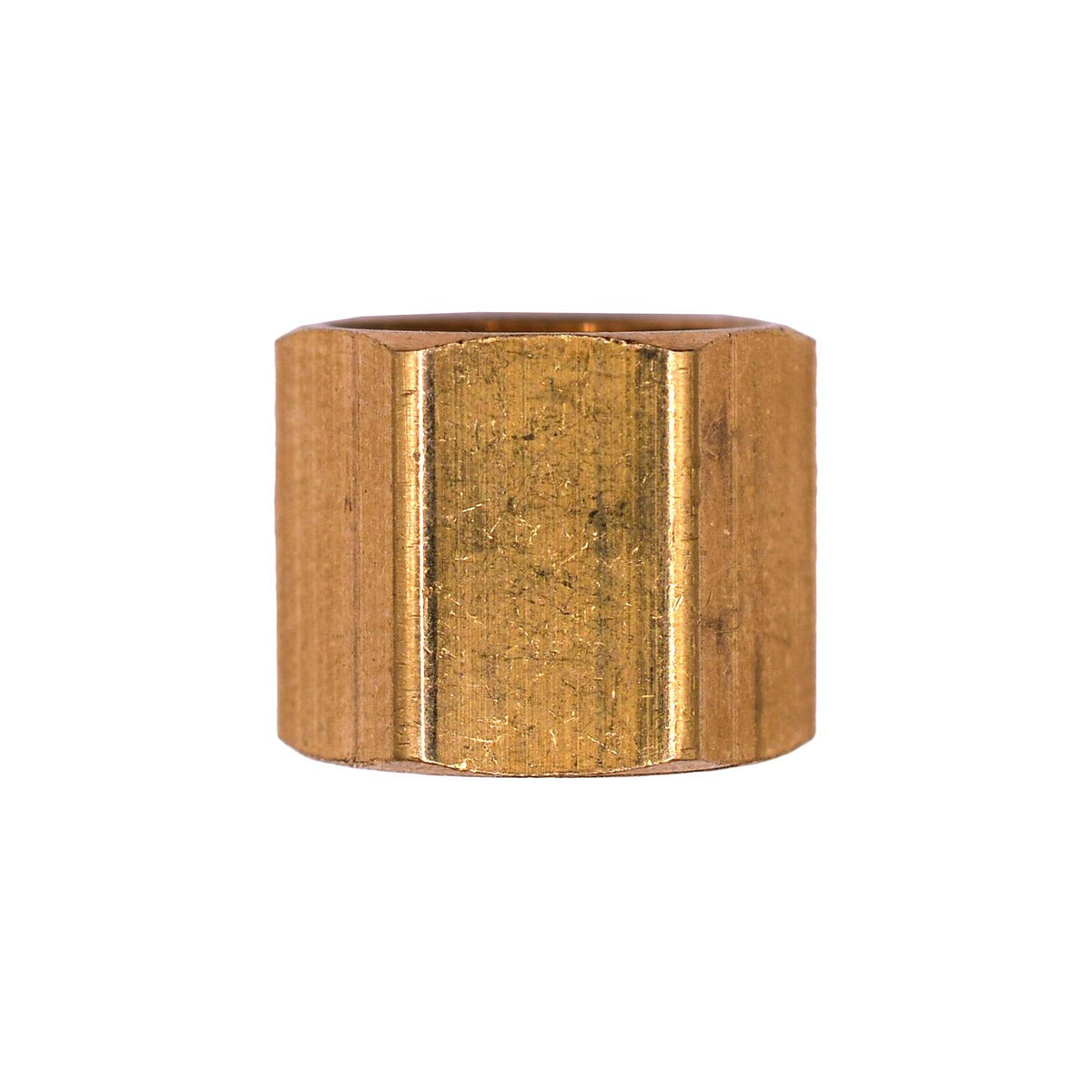 Brass Fitting Compression Nut, 1/4" Fits Tubing Od