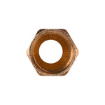 Brass Fitting Compression Nut, 1/4" Fits Tubing Od
