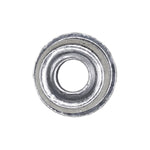 #6-32 Thin Sheet Nutsert, 0.20"- 0.80" Grip, Zinc, 0.249" Barrel Diam, 1/4" Drill Size, Steel