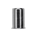 1/4"-20 Thin Sheet Nutsert, 0.030"- 0.165" Grip, Zinc, 0.347" Barrel Diam, 3/8" Drill Size, Steel