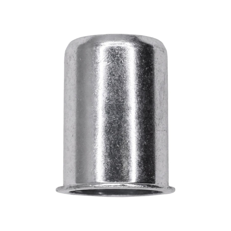 5/16"-18 Thin Sheet Nutsert, 0.040"- 0.200" Grip, Zinc, 0.499" Barrel Diam, 1/2" Drill Size, Steel