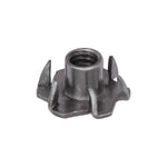 1/4"-20 Tee Nuts 6 Prong, Plain, 1/4"-20x5/16"