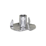 #6-32 Tee Nuts 3 Prong Round Base, Plain