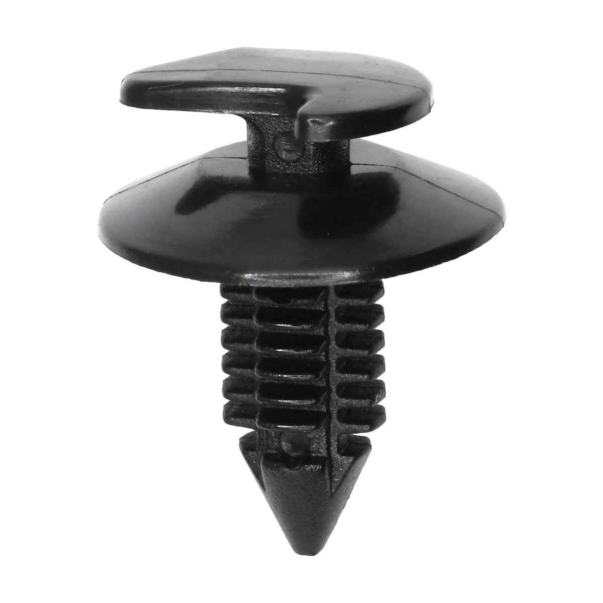 5/16"x11/16" Black Nylon Double Head Door Panel Christmas Tree Retainer Amc, 3/4" Head