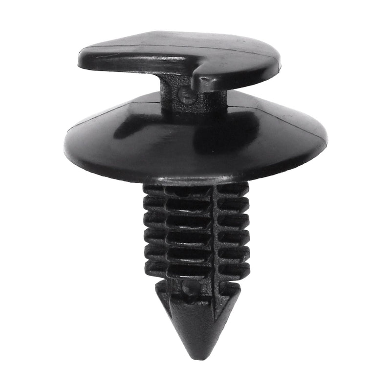 5/16"x11/16" Black Nylon Double Head Door Panel Christmas Tree Retainer Amc, 3/4" Head