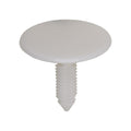5/16"x1-1/16" White Nylon Single Head Door Panel Christmas Tree Retainer Amc, 1-7/32" Head