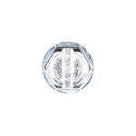 #14x3/4" Slotted Hex Head Flange Washer License Plate Screw, Type A/AB, 1/2" Washer, Zinc