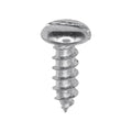 #8x1/2" Slotted Pan Head Tapping Screw, Type A/AB, Zinc Chromate