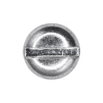 #8x1/2" Slotted Pan Head Tapping Screw, Type A/AB, Zinc Chromate