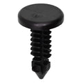 3/16"x5/8" Black Nylon Single Head Weatherstrip Christmas Tree Retainer Amc, 7/16" Head