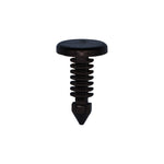 3/16"x5/8" Black Nylon Single Head Weatherstrip Christmas Tree Retainer Amc, 7/16" Head