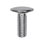 3/8"-16x1" Pan Head Bumper Bolt Stainless Steel Cap, Zinc