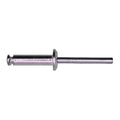 1/4" Peel Type Rivet, 33/64"-19/32" Grip, Aluminum Body, Steel Mandrel, 3/32", Aluminum Rivet - Steel Mandrel