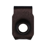 M8-1.25 Extruded U-Nut, Panel 0.8mm-4.0mm, 14.5mm Ctr Hole Edge