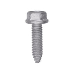 M8-1.25x30mm Hex Head Washer Flange Screw Organic, Type CA, 17mm Washer, Zinc Organic