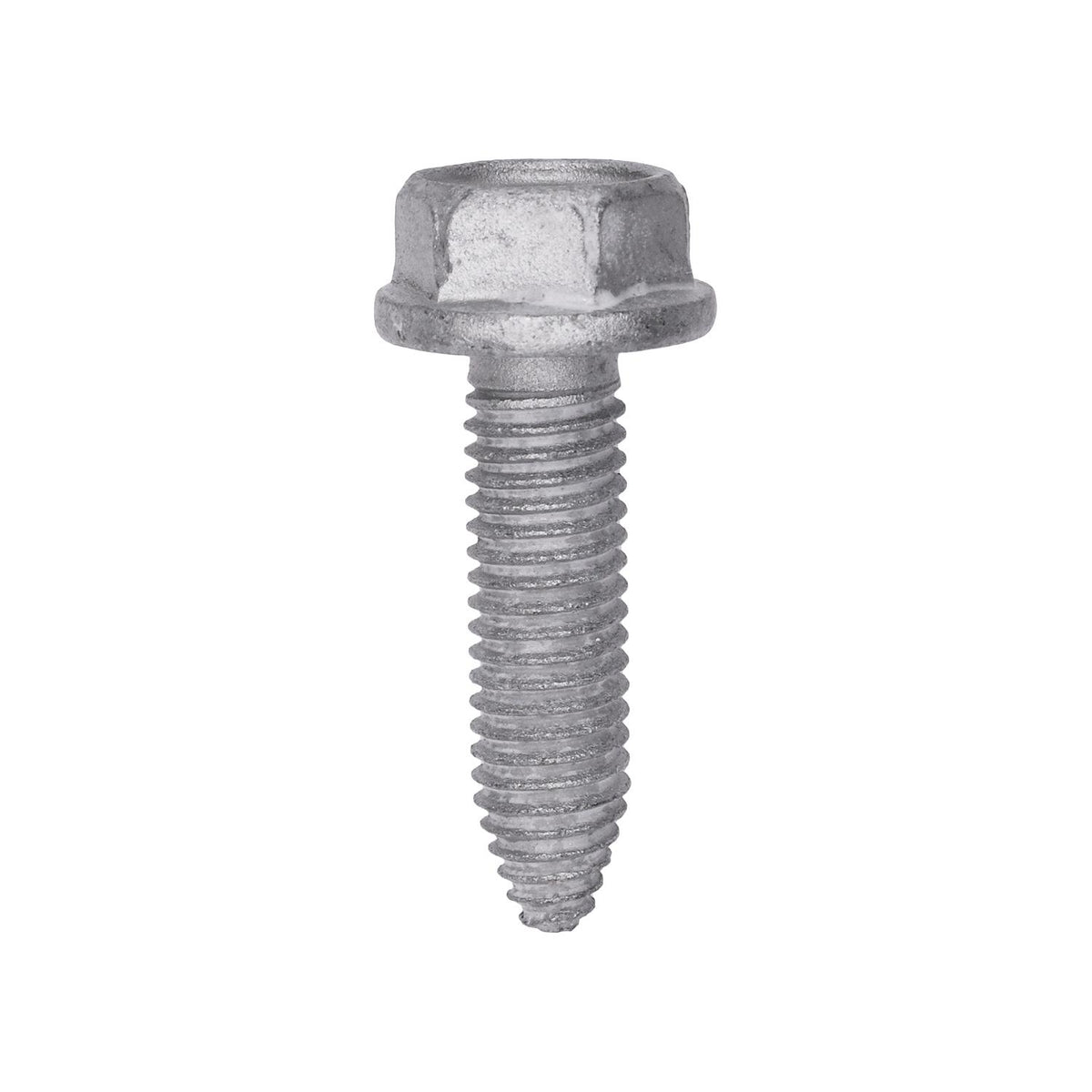 M8-1.25x30mm Hex Head Washer Flange Screw Organic, Type CA, 17mm Washer, Zinc Organic