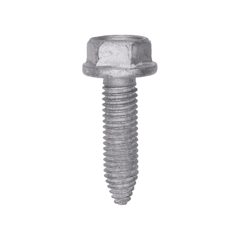 M8-1.25x30mm Hex Head Washer Flange Screw Organic, Type CA, 17mm Washer, Zinc Organic