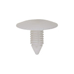 5/16"x11/16" White Nylon Single Head Interior Trim Panel Christmas Tree Retainer, 15/16" Head