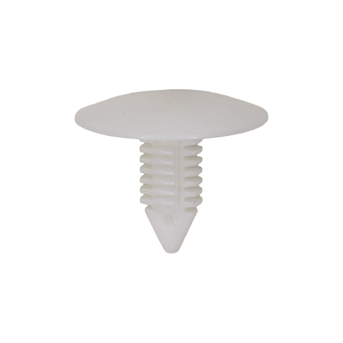 5/16"x11/16" White Nylon Single Head Interior Trim Panel Christmas Tree Retainer, 15/16" Head