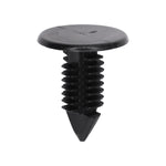 5/16"x11/16" Black Nylon Single Head Roof Liner Christmas Tree Retainer, 5/8" Head