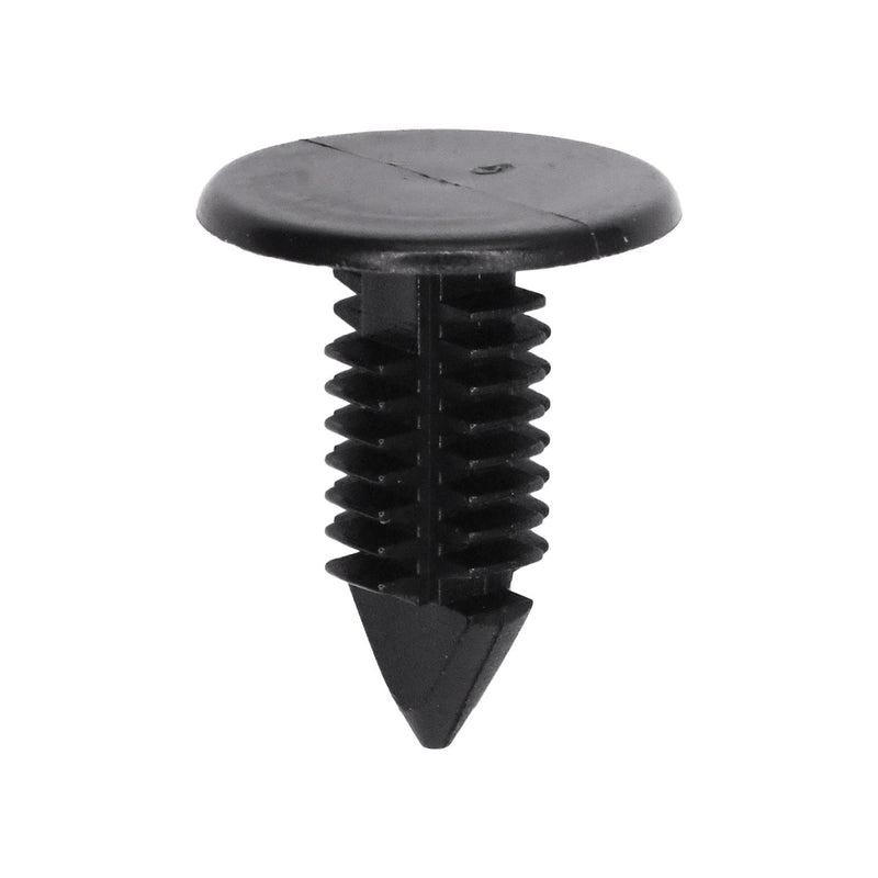5/16"x11/16" Black Nylon Single Head Roof Liner Christmas Tree Retainer, 5/8" Head