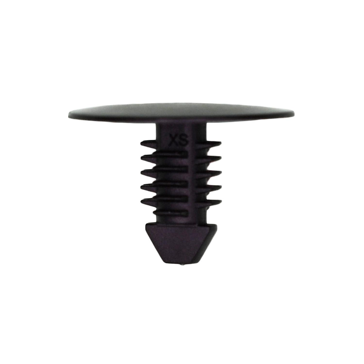 9/32"x1/2" Black Nylon Single Head Mud Shield Christmas Tree Retainer, 3/4" Head