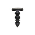 3/16"x5/8" Black Nylon Single Head Dash Panel Fir Tree Christmas Tree Retainer, 7/16" Head
