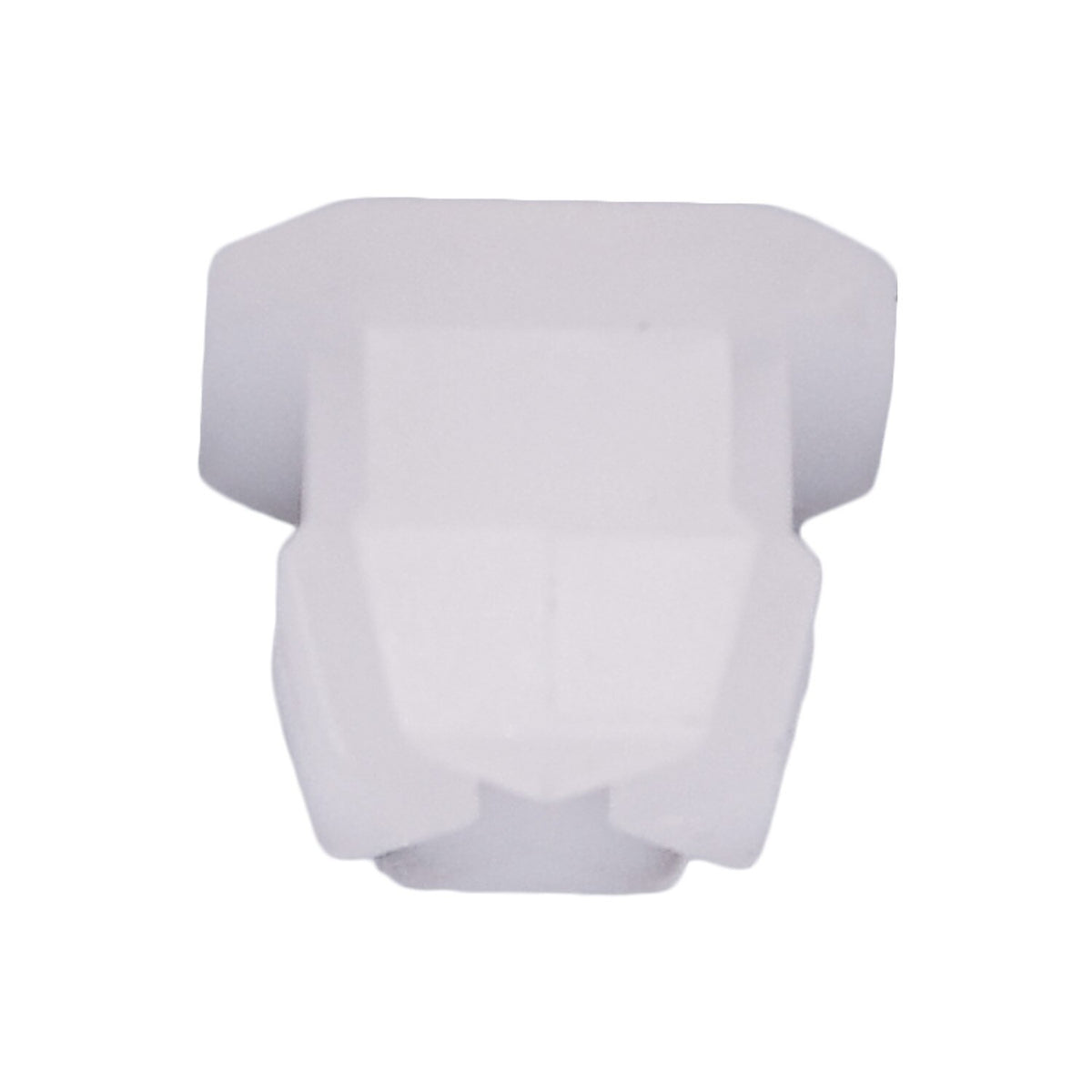 #8 White Nylon Screw Nut, #6