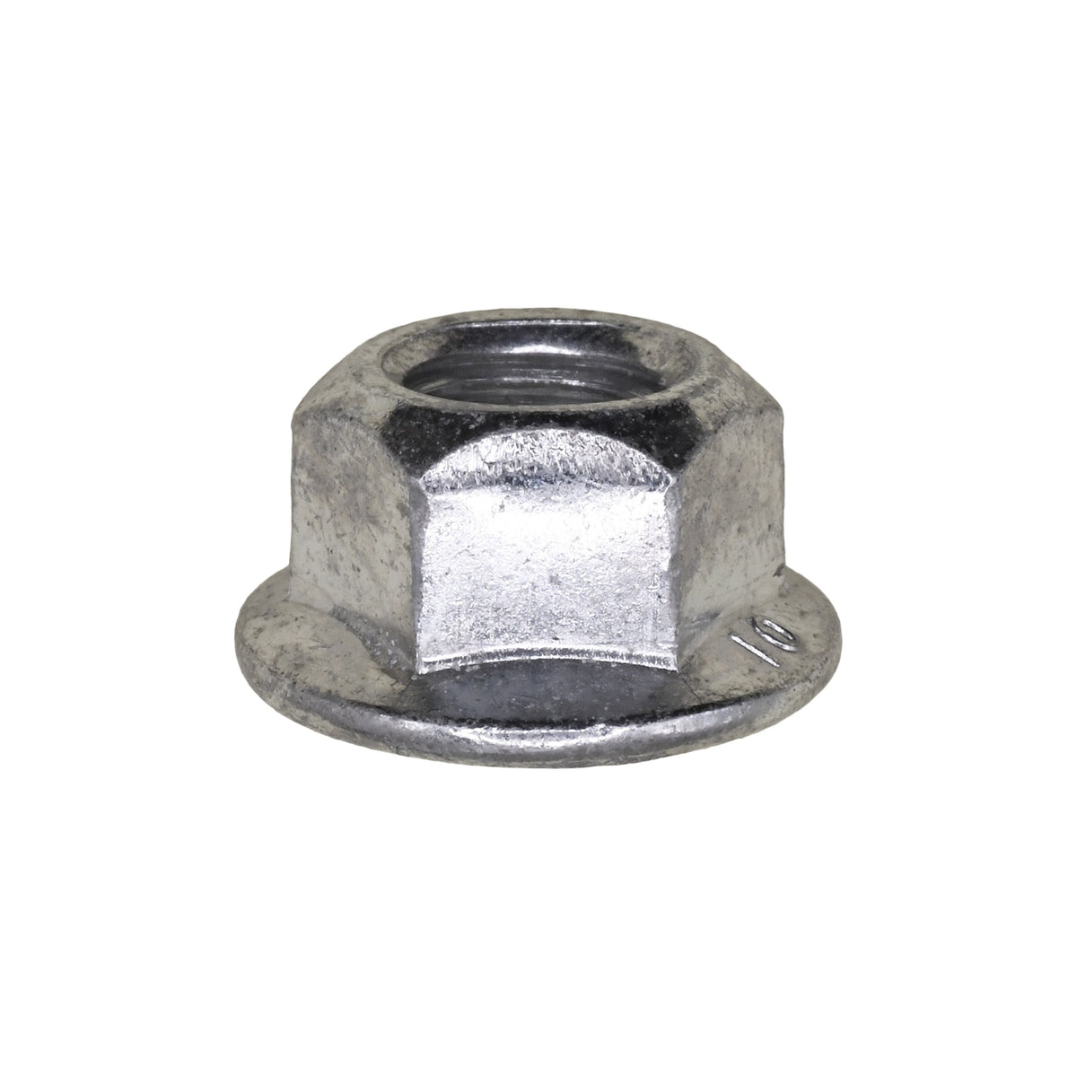 M10-1.5 Hex Flange Locknut Flange, Zinc