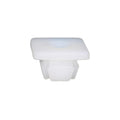 1/4" Nylon License Plate Nut, 0.600" Head, #14, 0.370" Overall Length