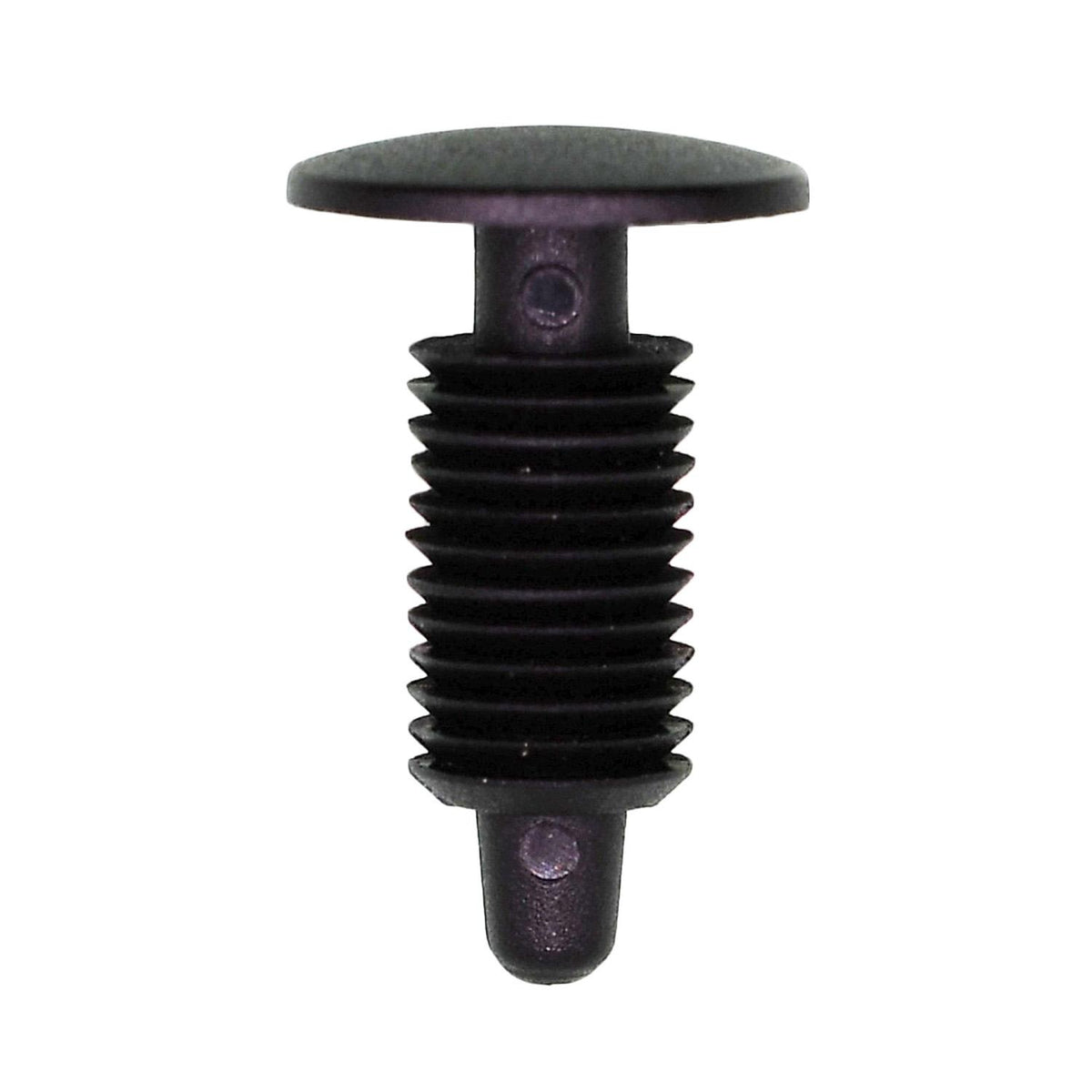 9/32"x3/4" Black Nylon Single Head Trim Panel Christmas Tree Retainer, 1/2" Head